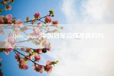 龙口中国冠军品牌是真的吗
