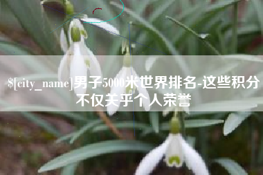 龙口男子5000米世界排名-这些积分不仅关乎个人荣誉