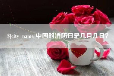 龙口中国的消防日是几月几日？