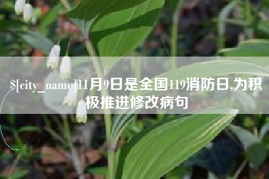 龙口11月9日是全国119消防日,为积极推进修改病句