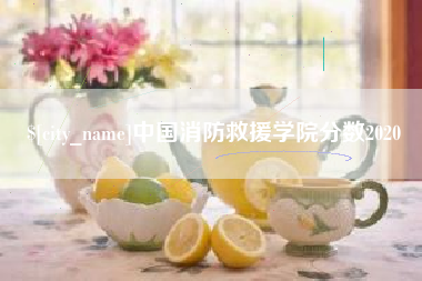 龙口中国消防救援学院分数2020
