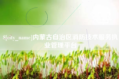 龙口内蒙古自治区消防技术服务执业管理平台