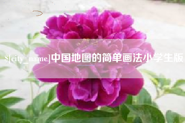 龙口中国地图的简单画法小学生版