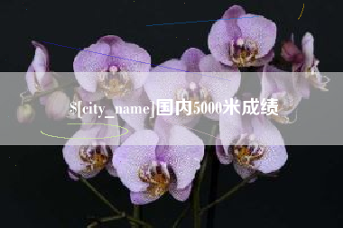 龙口国内5000米成绩