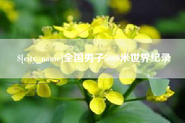 龙口全国男子5000米世界纪录