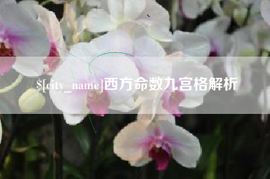 龙口西方命数九宫格解析