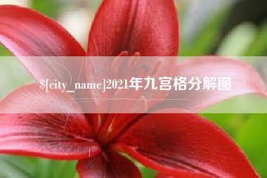 龙口2021年九宫格分解图