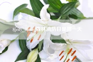 龙口森林消防日是哪一天