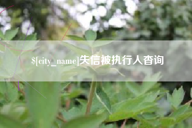 龙口失信被执行人杳询