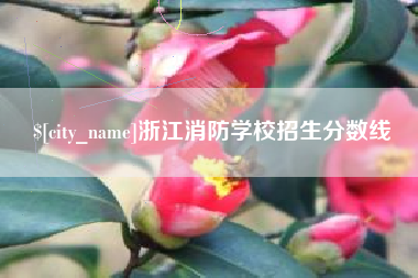 龙口浙江消防学校招生分数线