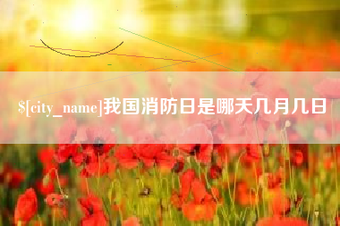 龙口我国消防日是哪天几月几日