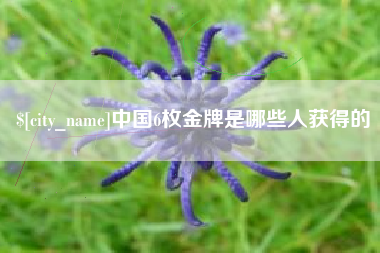 龙口中国6枚金牌是哪些人获得的