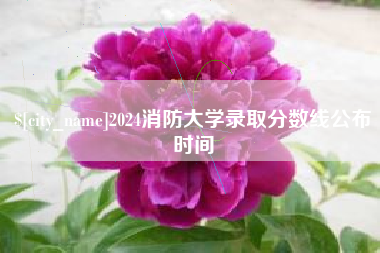 龙口2024消防大学录取分数线公布时间
