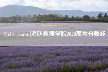 龙口消防救援学院2020高考分数线