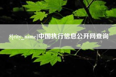 龙口中国执行信息公开网查询