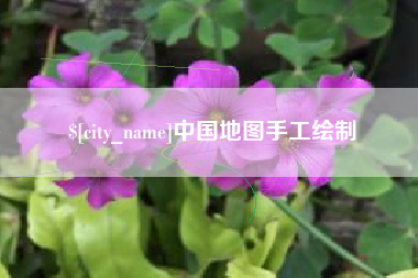 龙口中国地图手工绘制
