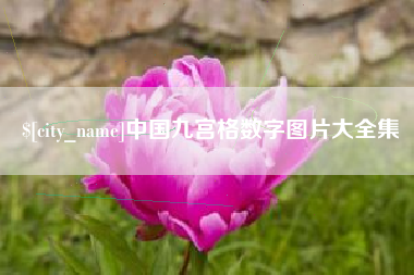 龙口中国九宫格数字图片大全集