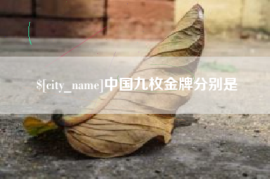 龙口中国九枚金牌分别是