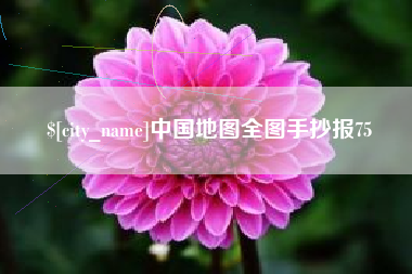 龙口中国地图全图手抄报75