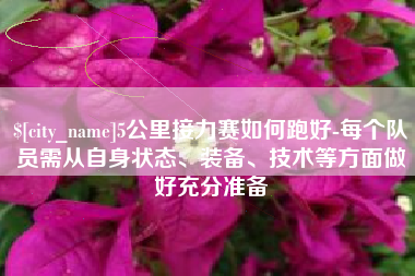 龙口5公里接力赛如何跑好-每个队员需从自身状态、装备、技术等方面做好充分准备