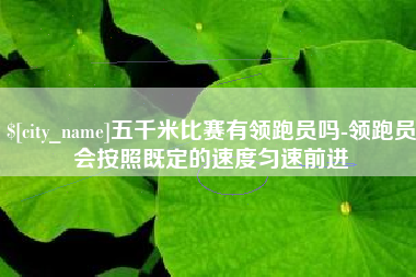 龙口五千米比赛有领跑员吗-领跑员会按照既定的速度匀速前进