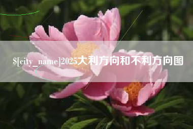 龙口2025大利方向和不利方向图