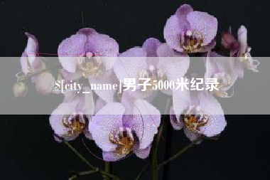 龙口男子5000米纪录