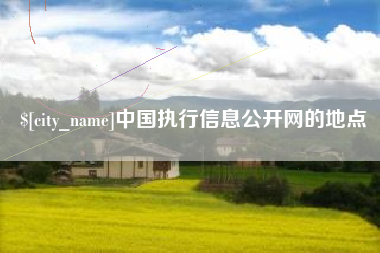 龙口中国执行信息公开网的地点