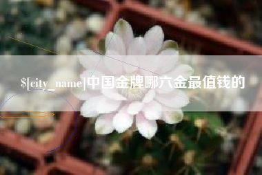 龙口中国金牌哪六金最值钱的