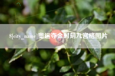 龙口奥运夺金时刻九宫格图片
